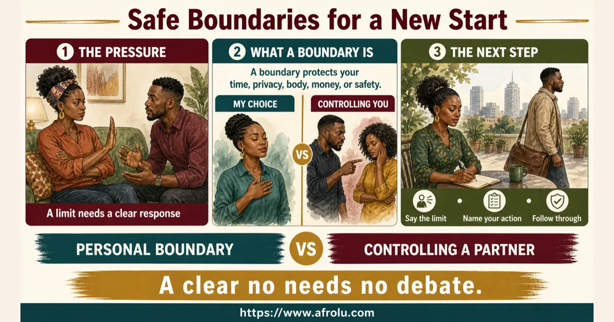 Illustrated dating scenario for Start a New Casual Dating Journey with Safe Boundaries: Casual honesty is not device access