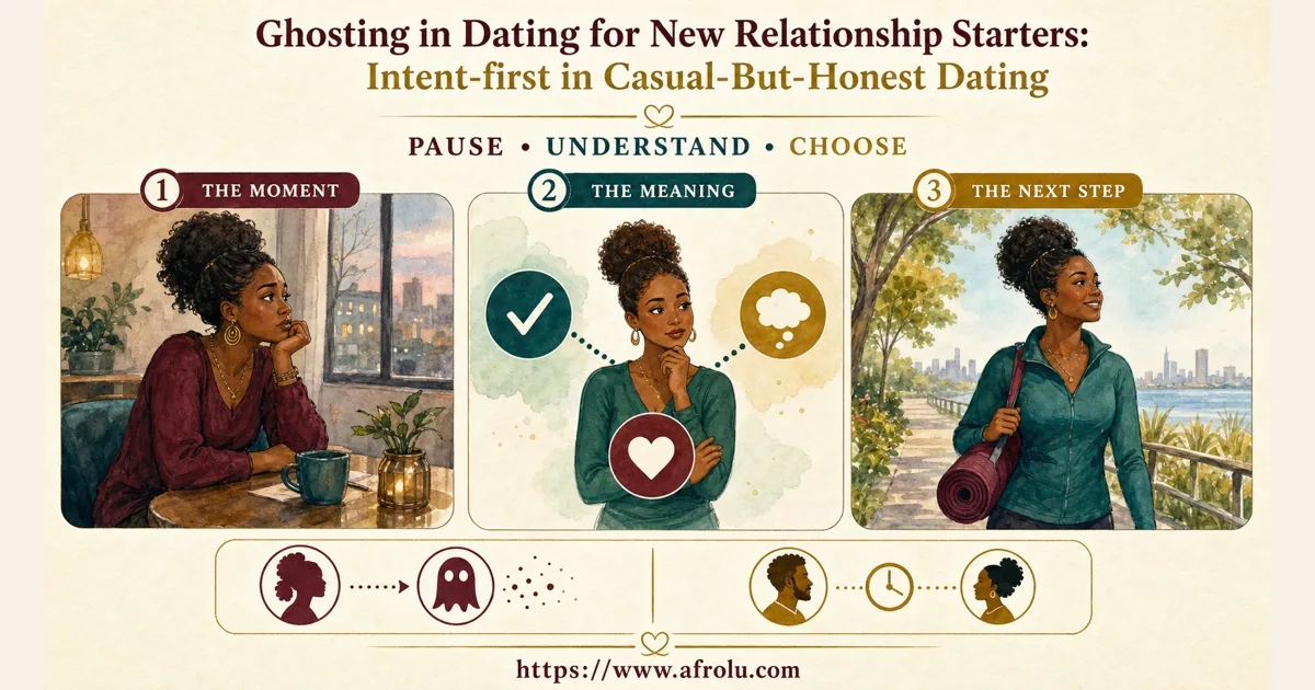 Illustrated dating scenario for When a Casual Start Goes Quiet but Your Hopes Are Serious: Maya notices the unspoken future