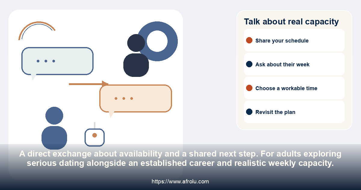 Talk about real capacity: serious dating alongside an established career and realistic weekly capacity.