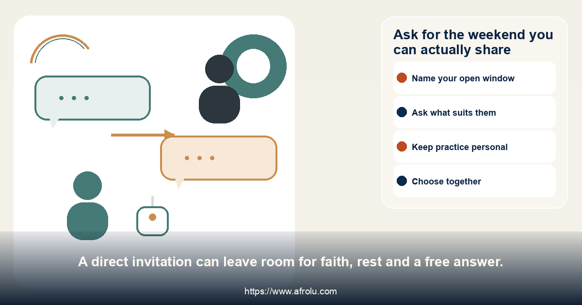 Conversation prompts for a low-pressure date that still has clear terms.