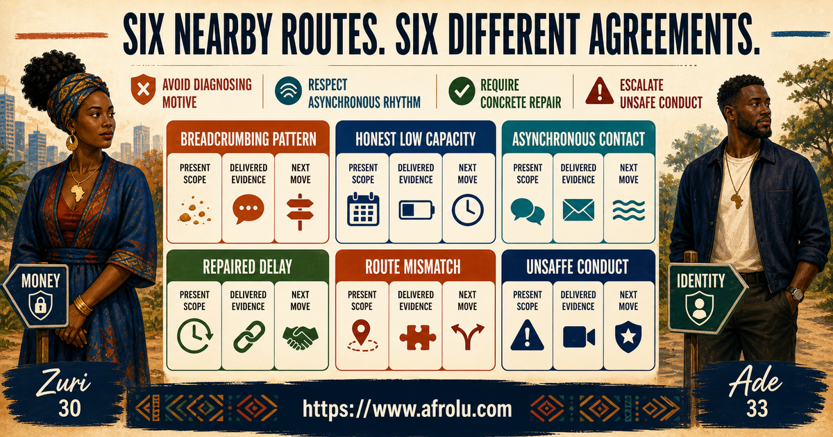 Comparison of long-distance breadcrumbing honest low capacity asynchronous contact repaired delay route mismatch and unsafe conduct