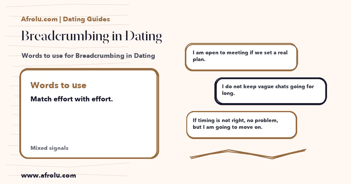 Hand-drawn conversation cards for Breadcrumbing in Dating