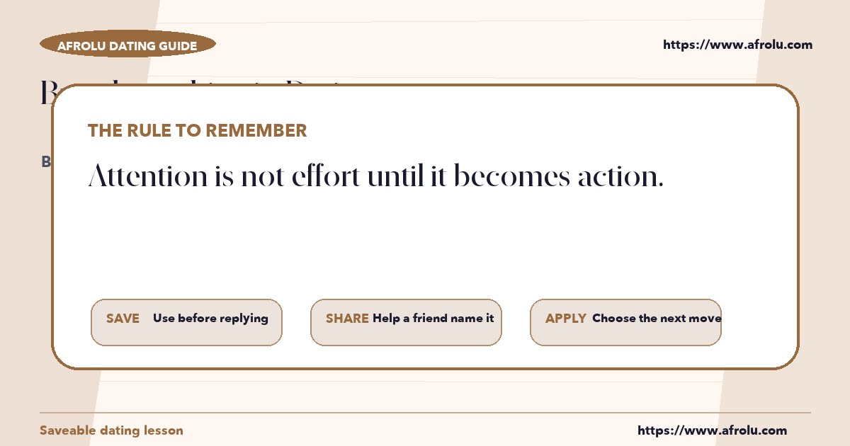 How to make a clear decision after reading about breadcrumbing in dating