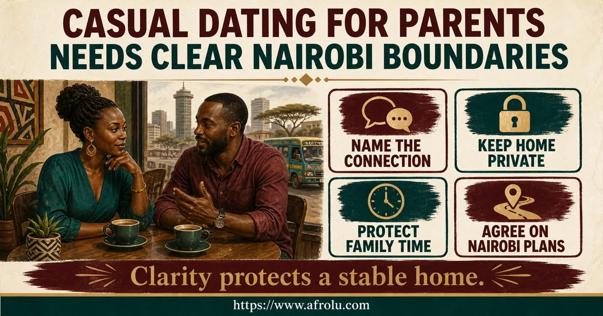 Four cards help Nairobi parents name casual dating and protect home and family time.