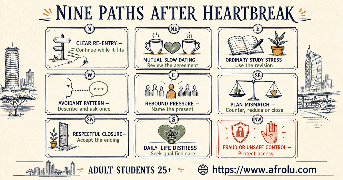 Comparison of dating after heartbreak mutual slow dating ordinary stress avoidance rebound pressure mismatch closure daily distress fraud and unsafe control for adult students
