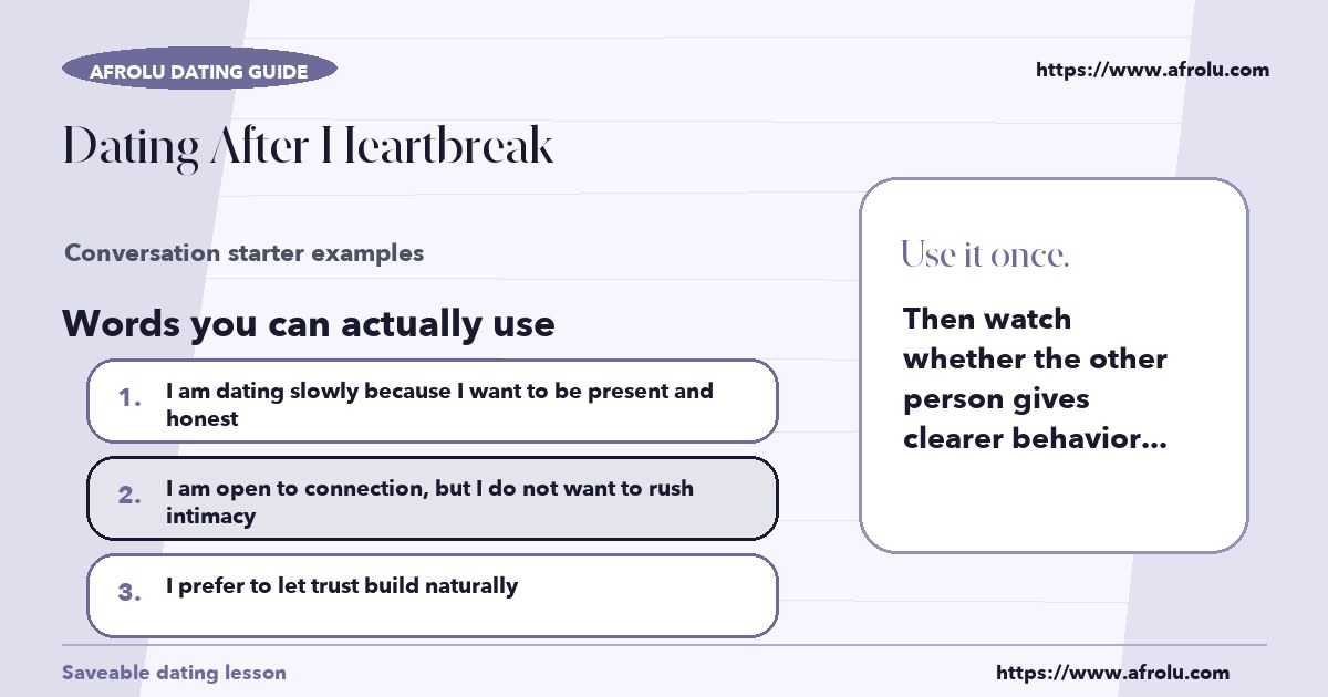 Hands-on sample messages for dating after heartbreak