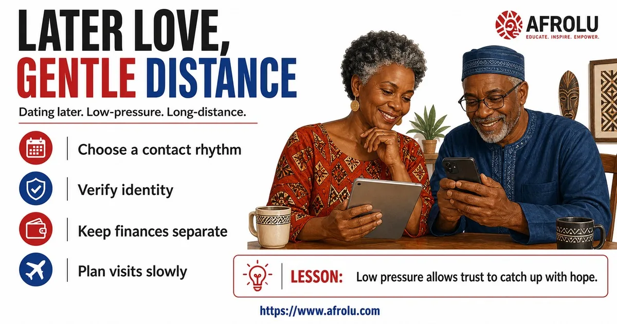 Illustrated opening guide for Handle Late Long-Distance Calls and Visits Without Pressure.