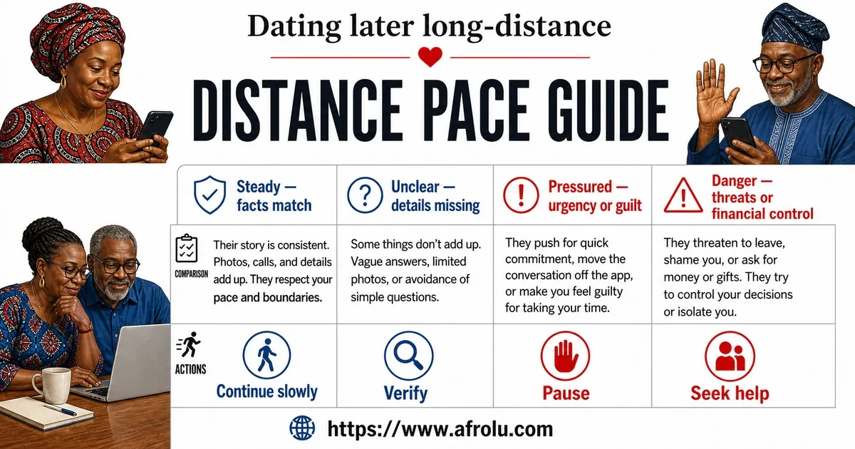 Illustrated comparison guide for Handle Late Long-Distance Calls and Visits Without Pressure.