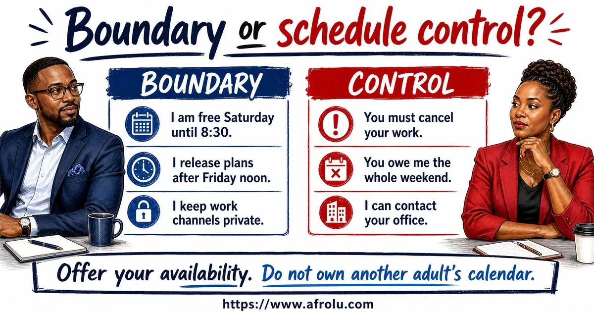 Illustrated comparison guide for Set Professional Weekend Dating Boundaries Without Pressure.