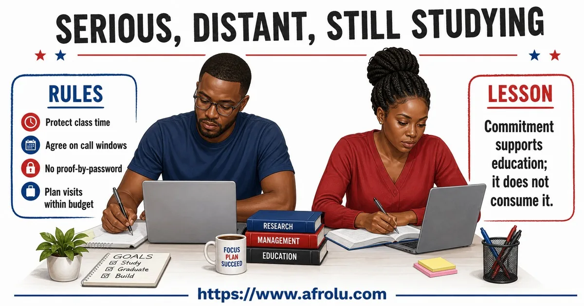 Illustrated opening guide for Set Serious Student Dating Boundaries Across Distance.