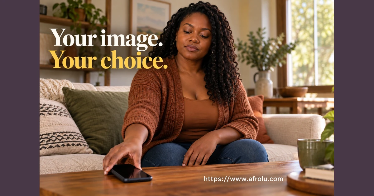 An adult places a blank-screen phone down after pausing a private conversation.