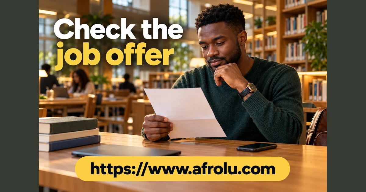 An adult man reads a paper in a library.