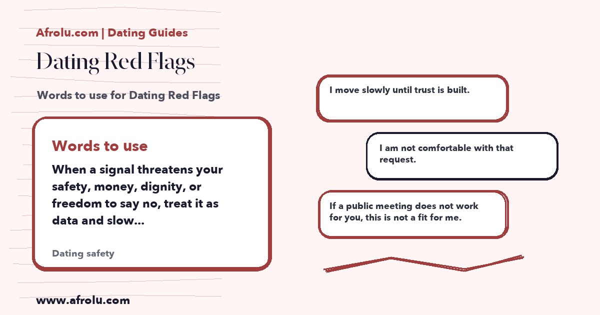 Hand-drawn conversation cards for Dating Red Flags