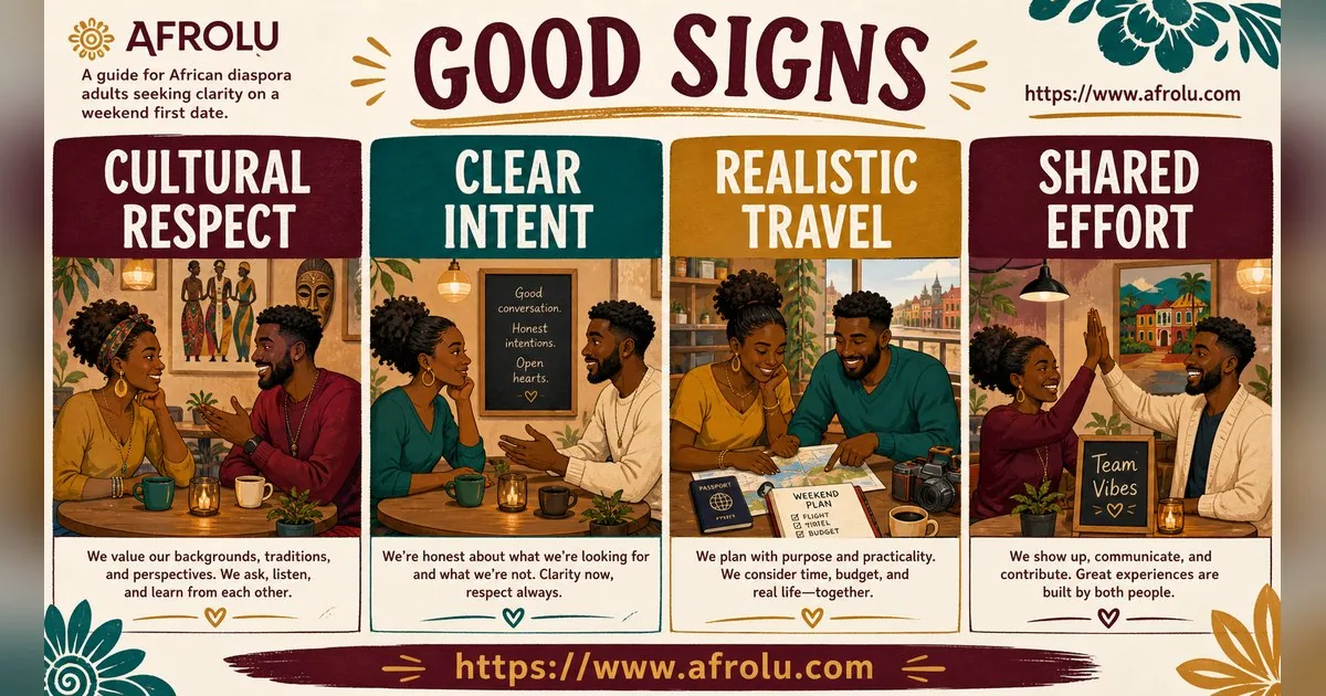First Date Questions That Feel Natural: Build a Two-Person Conversation for Diaspora Daters: Clarity-first in Weekend-First Dating: Afrolu signal checklist