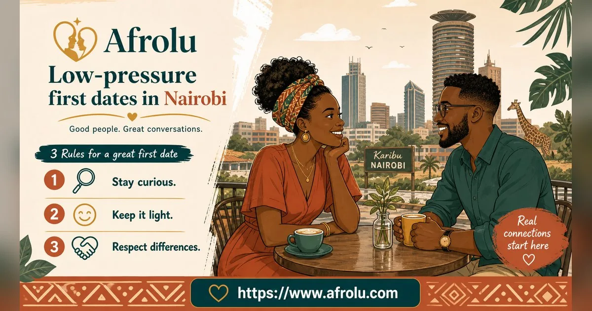 First Date Questions That Feel Natural: Build a Two-Person Conversation for Diaspora Daters: Low-pressure in City Life: Afrolu practical takeaway