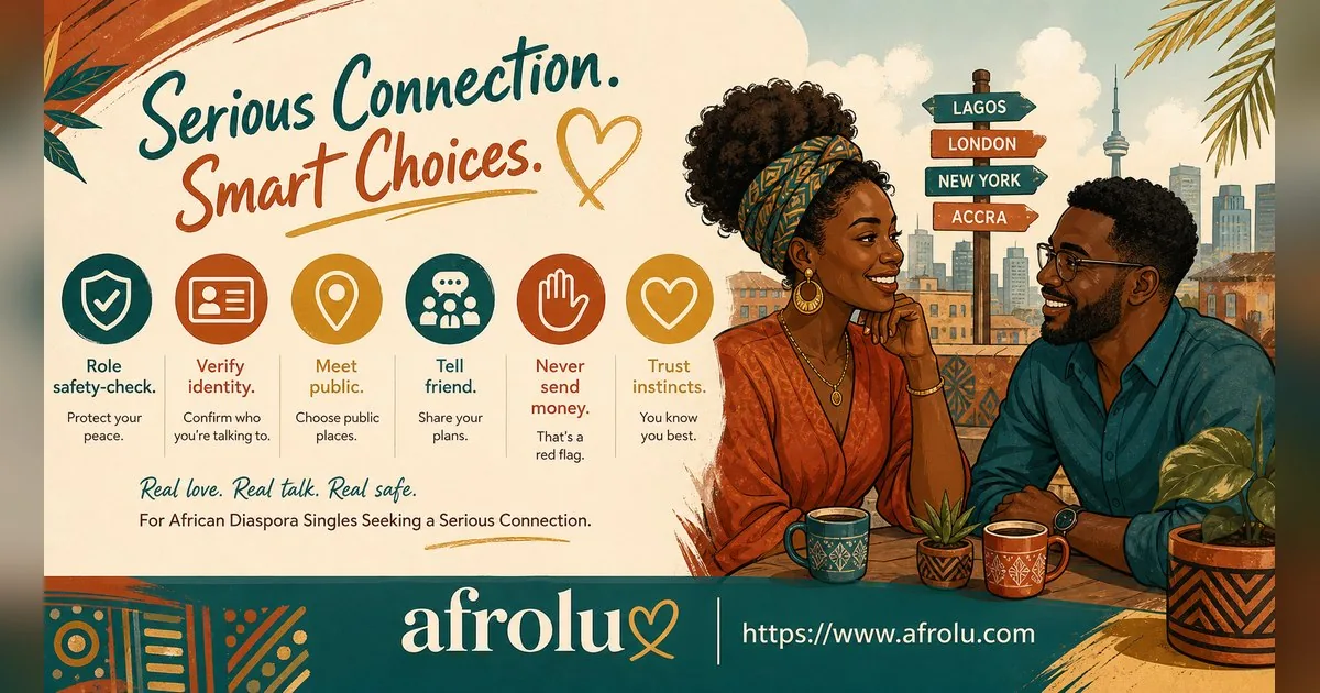 First Date Questions That Feel Natural: Build a Two-Person Conversation for Diaspora Daters: Intent-first in Casual-But-Honest Dating: Afrolu safety checklist