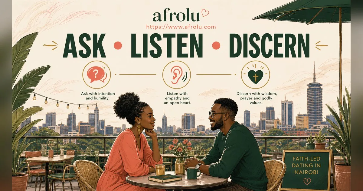 First Date Questions That Feel Natural: Build a Two-Person Conversation for Faith-Led Daters: Intent-first in City Life: Afrolu real-life scene