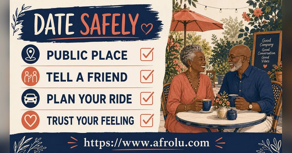 First Date Questions That Feel Natural: Build a Two-Person Conversation for Late Entrants: Low-pressure in Casual-But-Honest Dating: Afrolu safety checklist