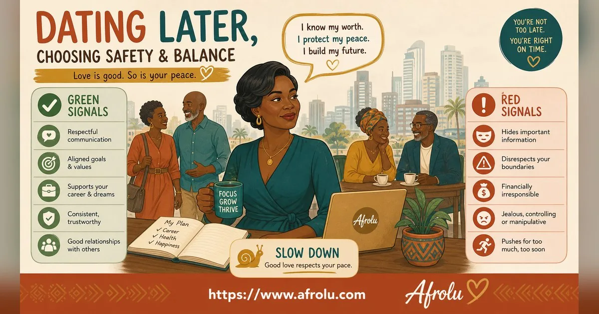 First Date Questions That Feel Natural: Build a Two-Person Conversation for Late Entrants: Safety-first in Career-Heavy Seasons: Afrolu signal checklist