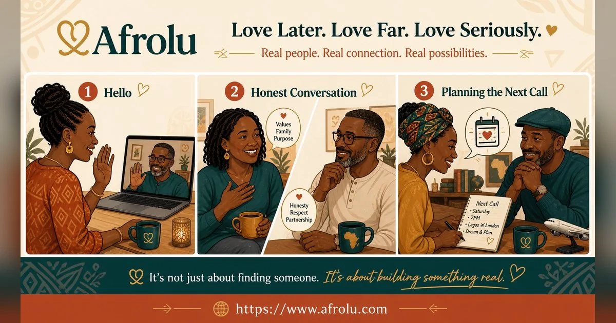 First Date Questions That Feel Natural: Build a Two-Person Conversation for Late Entrants: Intent-first in Distance-Aware Dating: Afrolu real-life scene