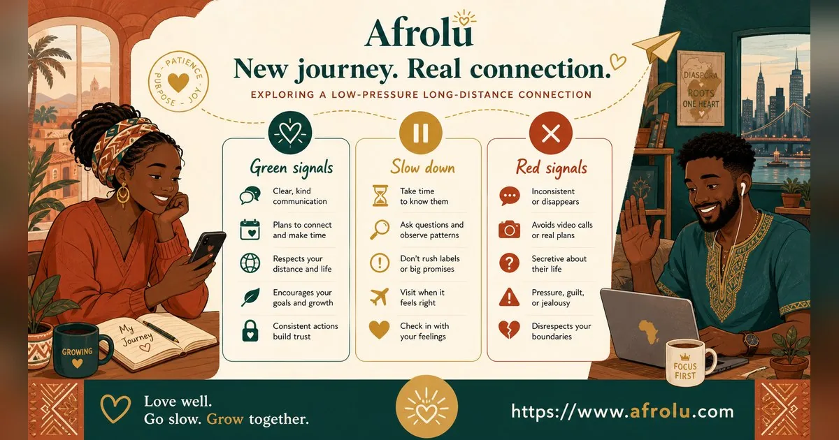 First Date Questions That Feel Natural: Build a Two-Person Conversation for New Relationship Starters: Low-pressure in Distance-Aware Dating: Afrolu signal checklist