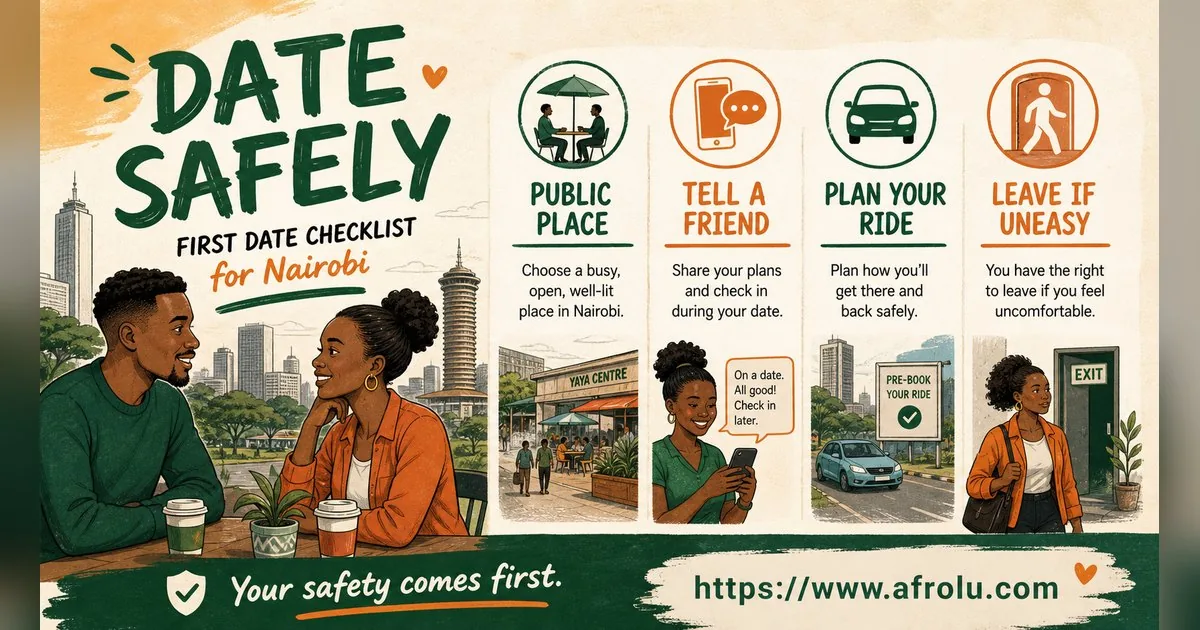 First Date Questions That Feel Natural: Build a Two-Person Conversation for New Relationship Starters: Safety-first in City Life: Afrolu safety checklist