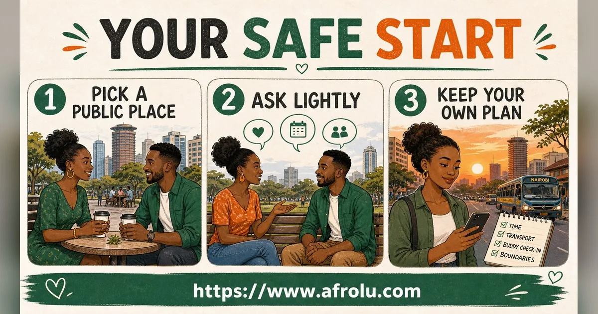 First Date Questions That Feel Natural: Build a Two-Person Conversation for New Relationship Starters: Safety-first in City Life: Afrolu practical takeaway