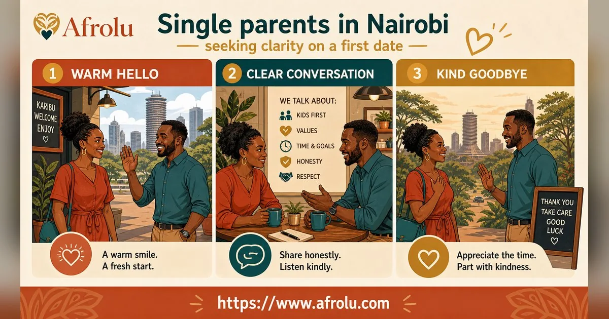 First Date Questions That Feel Natural: Build a Two-Person Conversation for Parents Returning To Dating: Clarity-first in City Life: Afrolu real-life scene