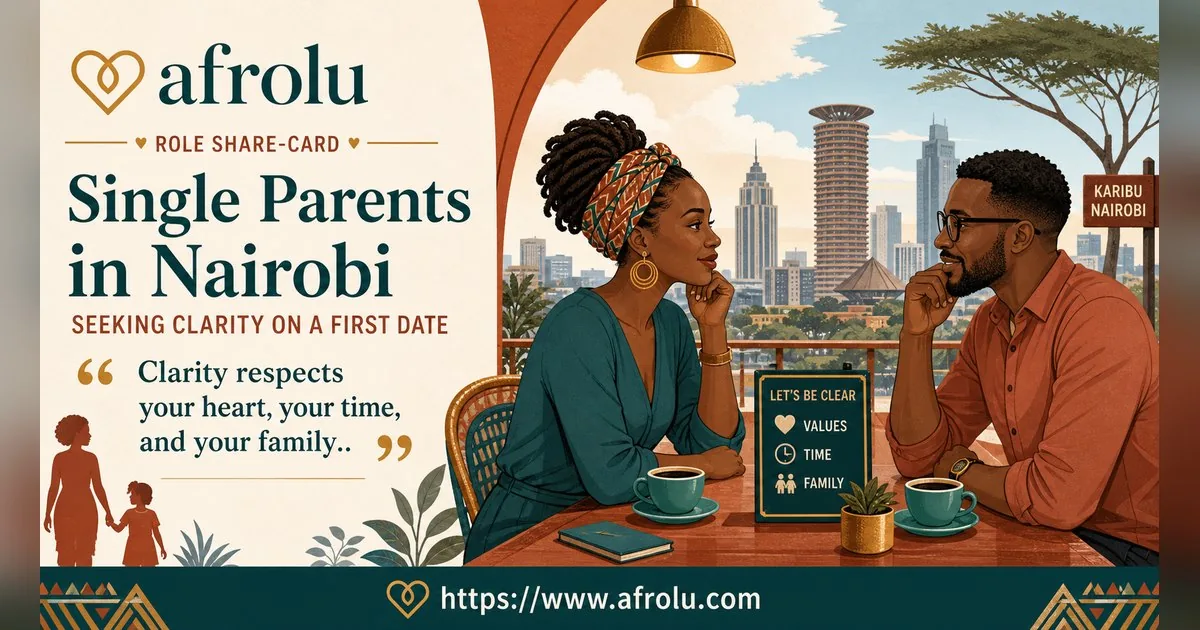 First Date Questions That Feel Natural: Build a Two-Person Conversation for Parents Returning To Dating: Clarity-first in City Life: Afrolu shareable reminder