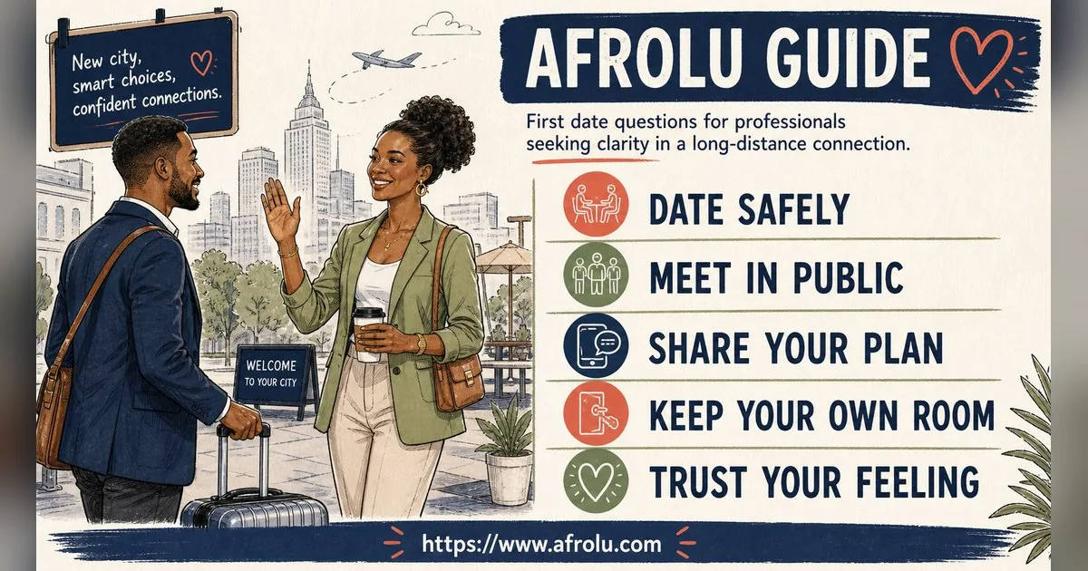 First Date Questions That Feel Natural: Build a Two-Person Conversation for Professionals: Clarity-first in Distance-Aware Dating: Afrolu safety checklist