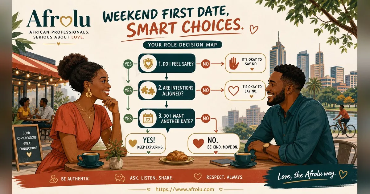 First Date Questions That Feel Natural: Build a Two-Person Conversation for Professionals: Intent-first in Weekend-First Dating: Afrolu decision path