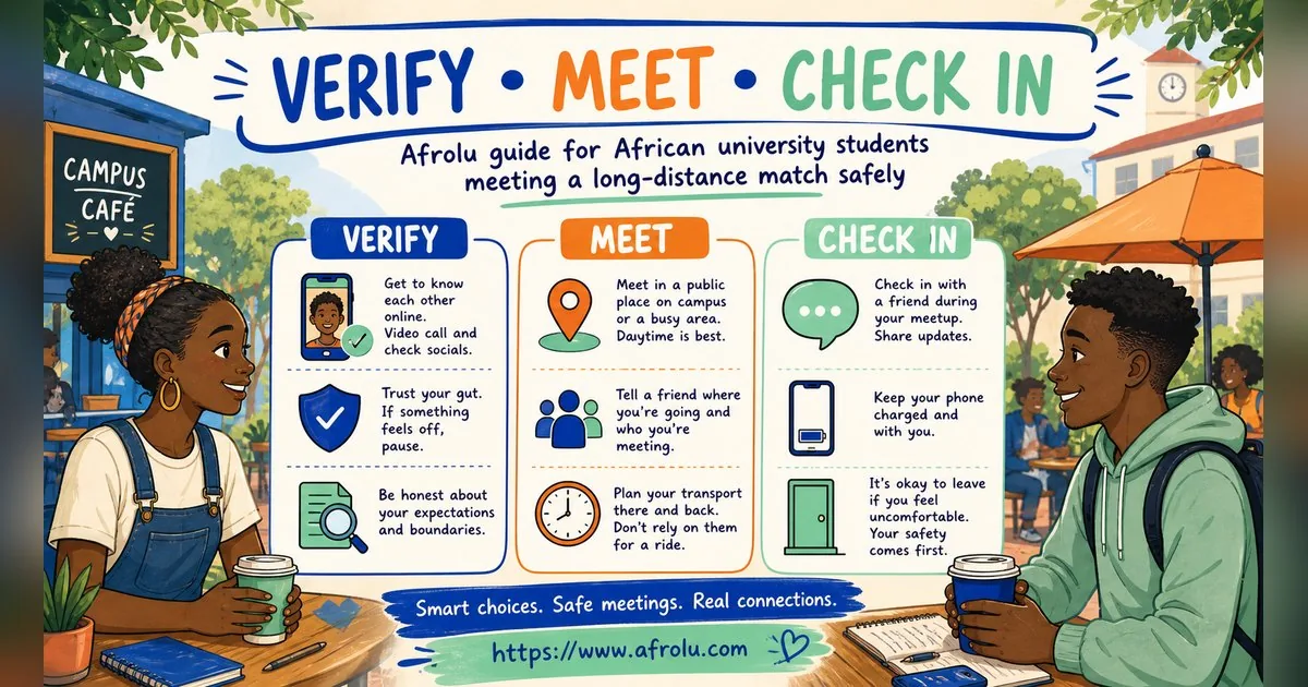 First Date Questions That Feel Natural: Build a Two-Person Conversation for Students: Safety-first in Distance-Aware Dating: Afrolu real-life scene