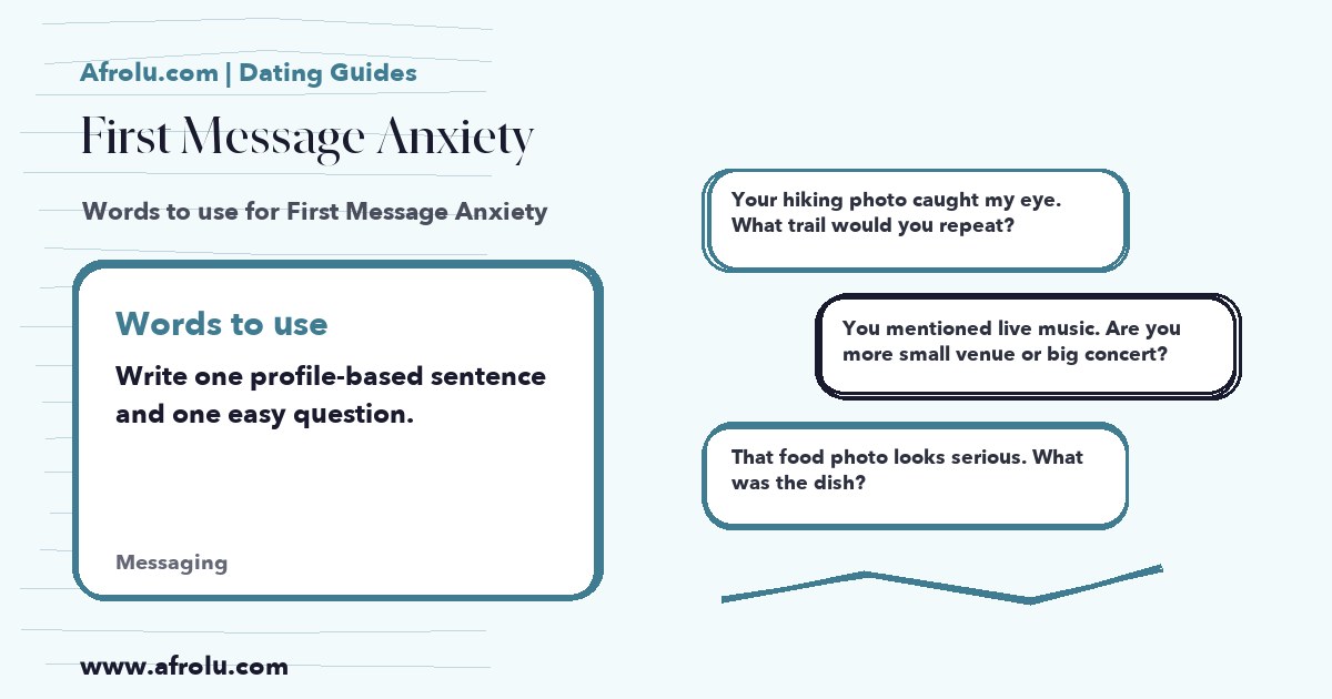 Hand-drawn conversation cards for First Message Anxiety
