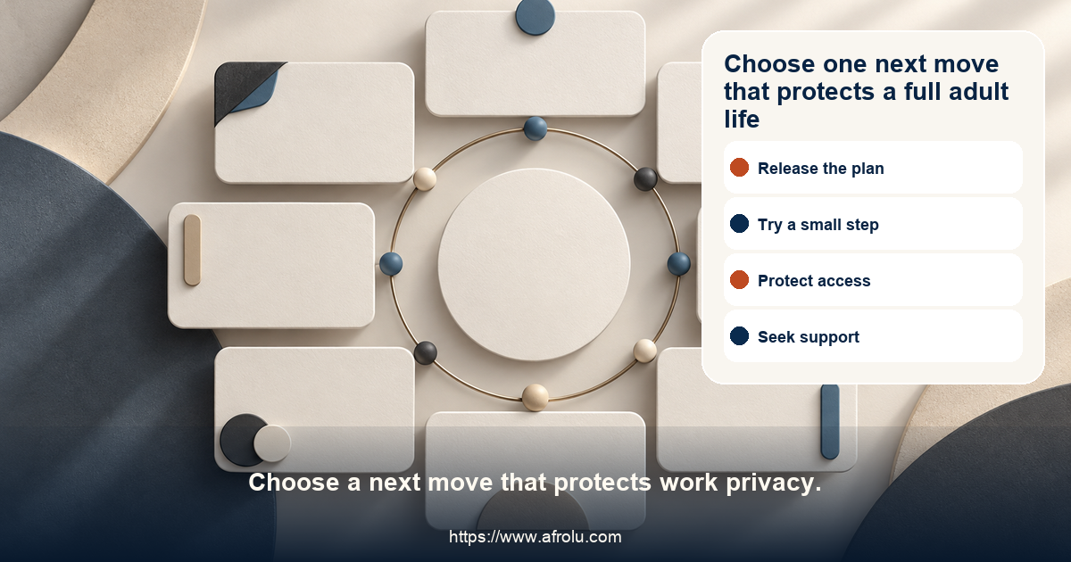 Equal-choice adult dating action board offers release, ask once, choose a small plan, protect work privacy, decline money, leave, end contact, and seek support
