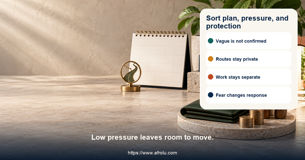 Three-lane Nairobi professional dating board separates a clear plan and repair from location, work or money pressure, repeated contact and fear