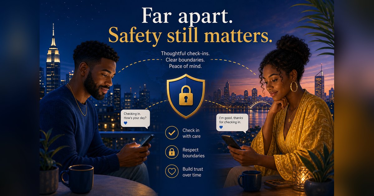 How Often Should You Text When Dating? Build a Rhythm, Not a Quota for Diaspora Daters: Safety-first in Distance-Aware Dating: Afrolu overview illustration