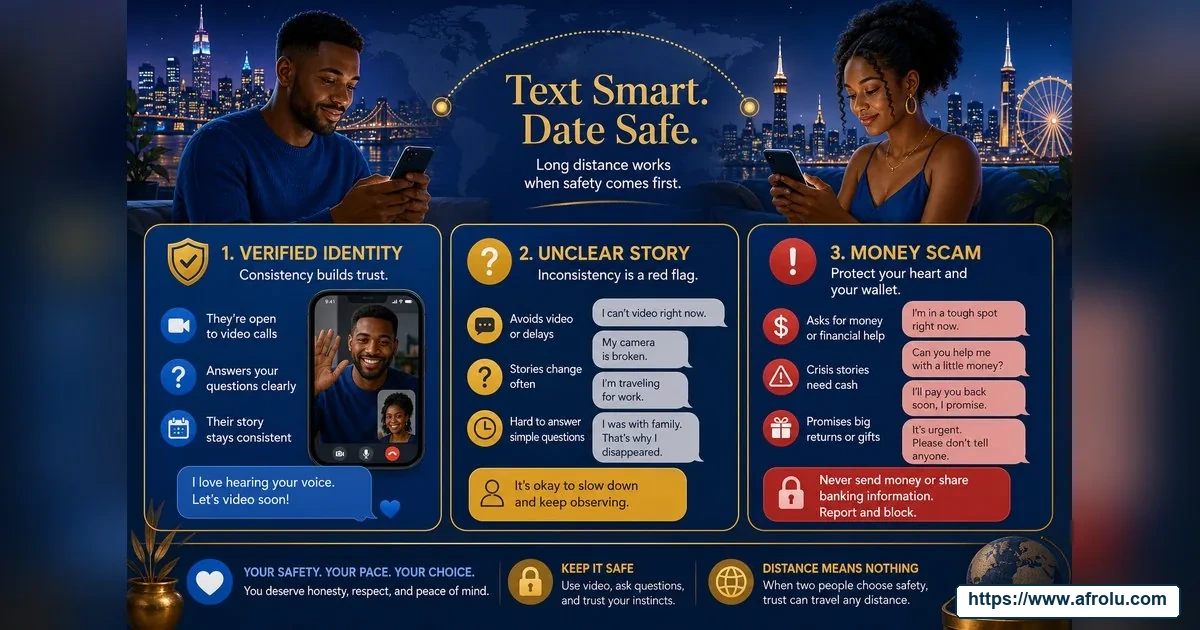 How Often Should You Text When Dating? Build a Rhythm, Not a Quota for Diaspora Daters: Safety-first in Distance-Aware Dating: Afrolu nearby concept comparison