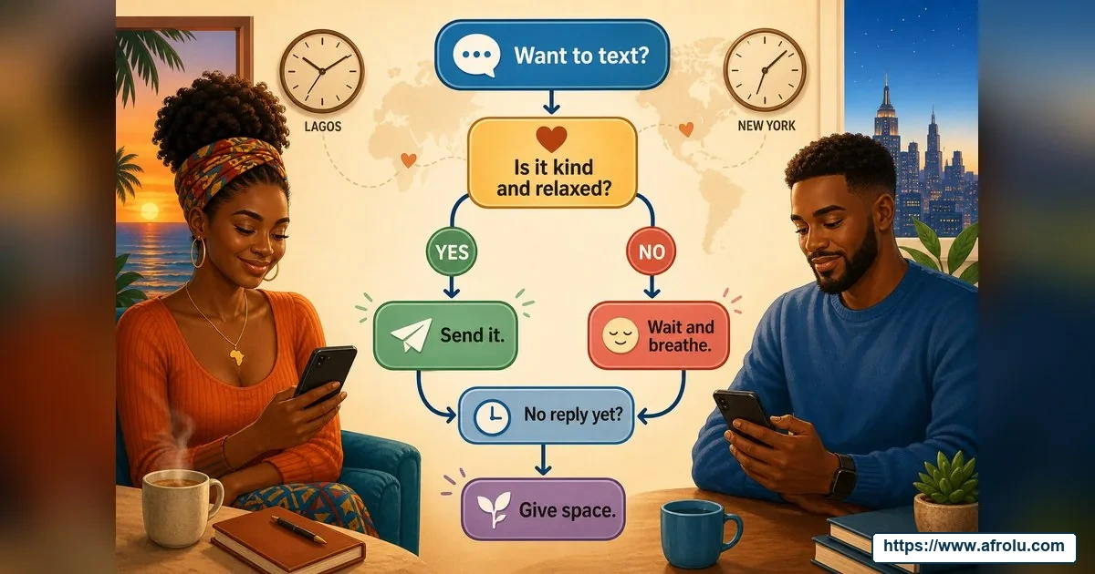 How Often Should You Text When Dating? Build a Rhythm, Not a Quota for Diaspora Daters: Intent-first in Casual-But-Honest Dating: Afrolu decision path