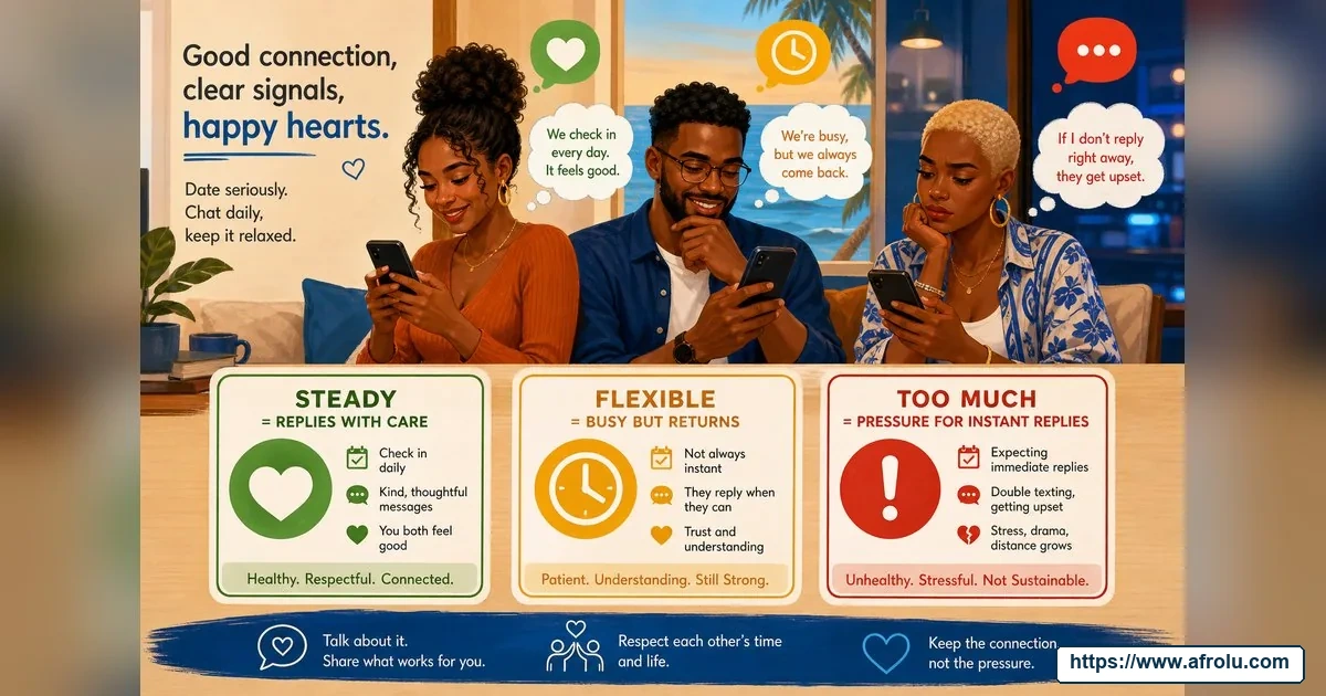 How Often Should You Text When Dating? Build a Rhythm, Not a Quota for Diaspora Daters: Intent-first in Casual-But-Honest Dating: Afrolu signal checklist