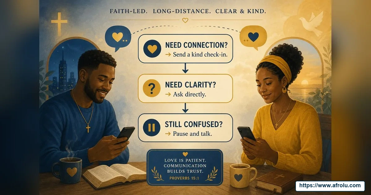How Often Should You Text When Dating? Build a Rhythm, Not a Quota for Faith-Led Daters: Clarity-first in Distance-Aware Dating: Afrolu decision path