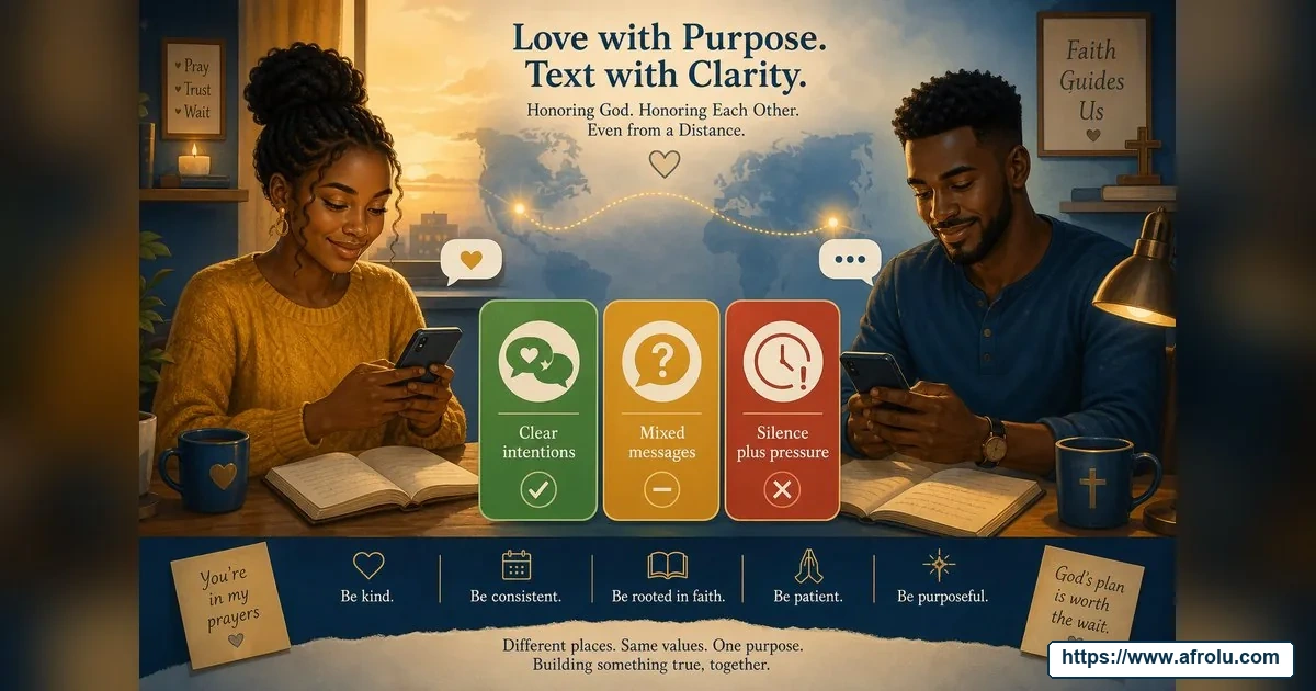 How Often Should You Text When Dating? Build a Rhythm, Not a Quota for Faith-Led Daters: Clarity-first in Distance-Aware Dating: Afrolu signal checklist