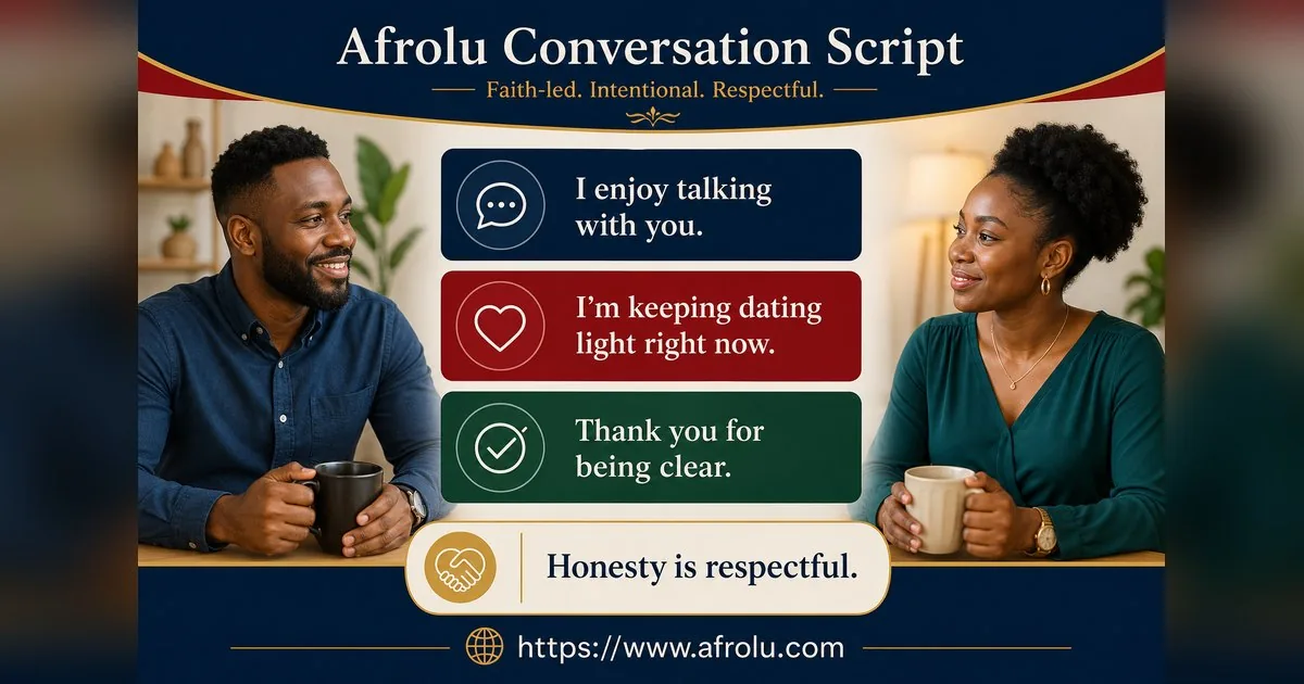 How Often Should You Text When Dating? Build a Rhythm, Not a Quota for Faith-Led Daters: Safety-first in Casual-But-Honest Dating: Afrolu conversation example