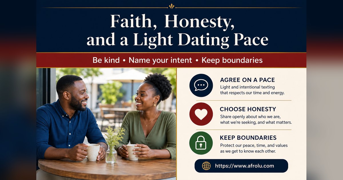 How Often Should You Text When Dating? Build a Rhythm, Not a Quota for Faith-Led Daters: Safety-first in Casual-But-Honest Dating: Afrolu overview illustration