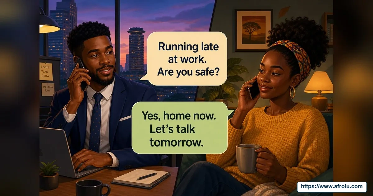 How Often Should You Text When Dating? Build a Rhythm, Not a Quota for Late Entrants: Safety-first in Career-Heavy Seasons: Afrolu conversation example