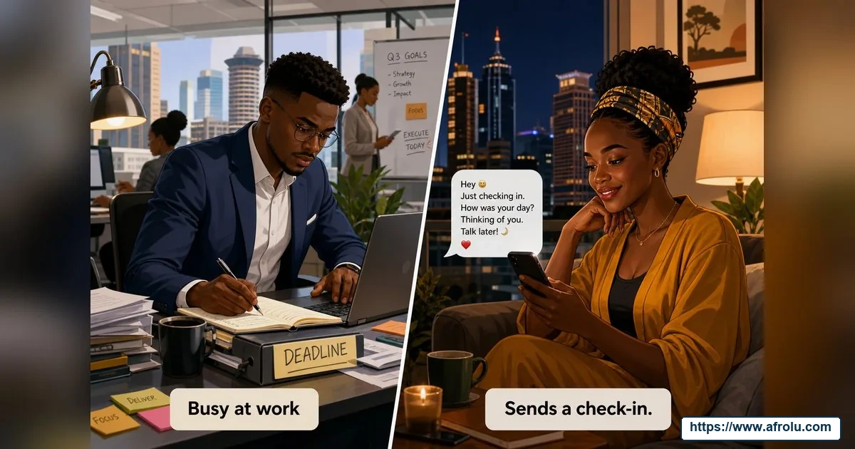 How Often Should You Text When Dating? Build a Rhythm, Not a Quota for Late Entrants: Safety-first in Career-Heavy Seasons: Afrolu real-life scene