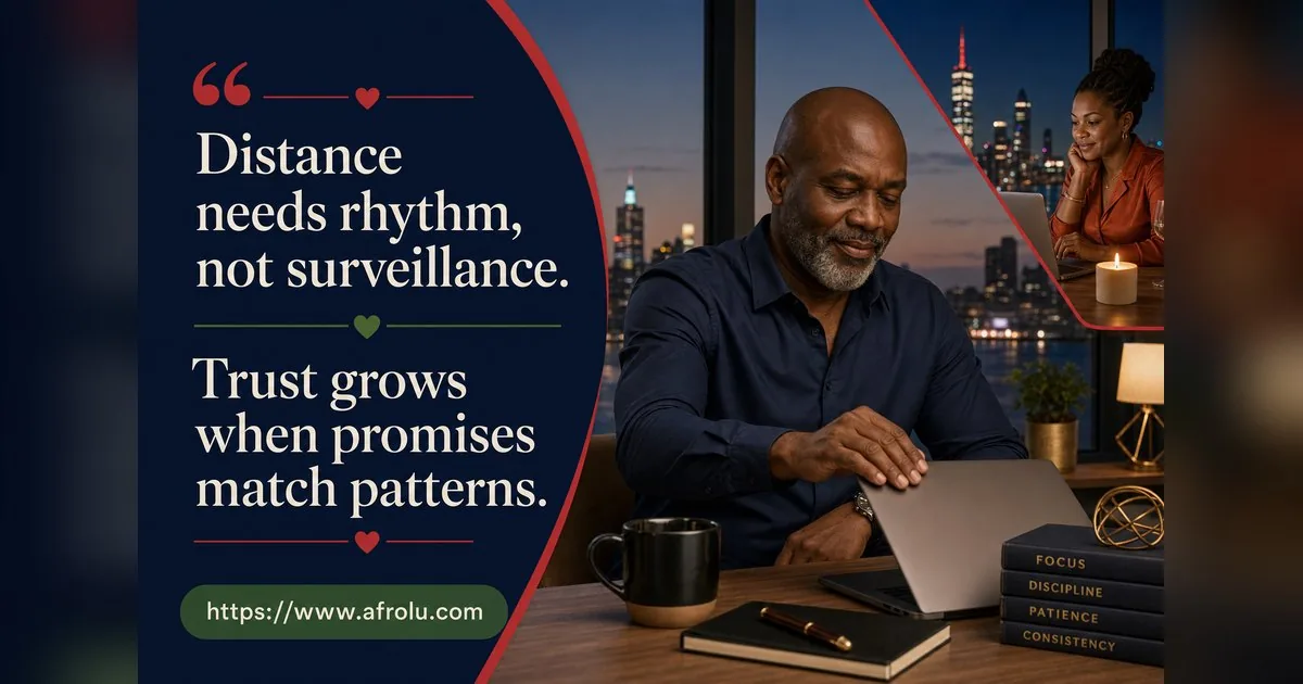 How Often Should You Text When Dating? Build a Rhythm, Not a Quota for Late Entrants: Intent-first in Distance-Aware Dating: Afrolu shareable reminder