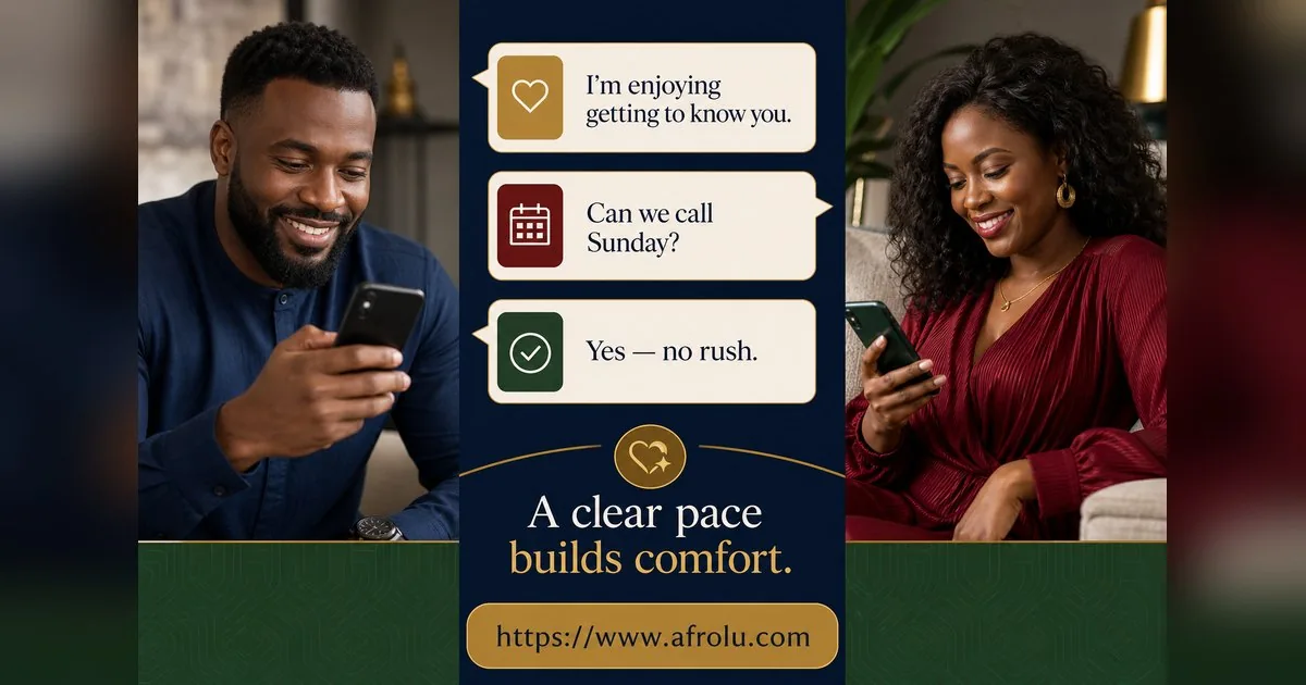 How Often Should You Text When Dating? Build a Rhythm, Not a Quota for New Relationship Starters: Low-pressure in Distance-Aware Dating: Afrolu conversation example