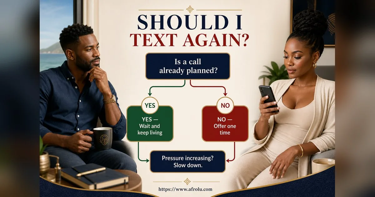 How Often Should You Text When Dating? Build a Rhythm, Not a Quota for New Relationship Starters: Low-pressure in Distance-Aware Dating: Afrolu decision path
