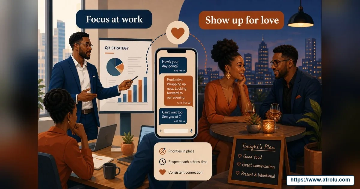 How Often Should You Text When Dating? Build a Rhythm, Not a Quota for New Relationship Starters: Intent-first in Career-Heavy Seasons: Afrolu real-life scene