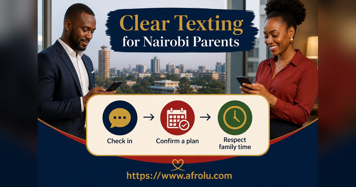 How Often Should You Text When Dating? Build a Rhythm, Not a Quota for Parents Returning To Dating: Clarity-first in City Life: Afrolu overview illustration